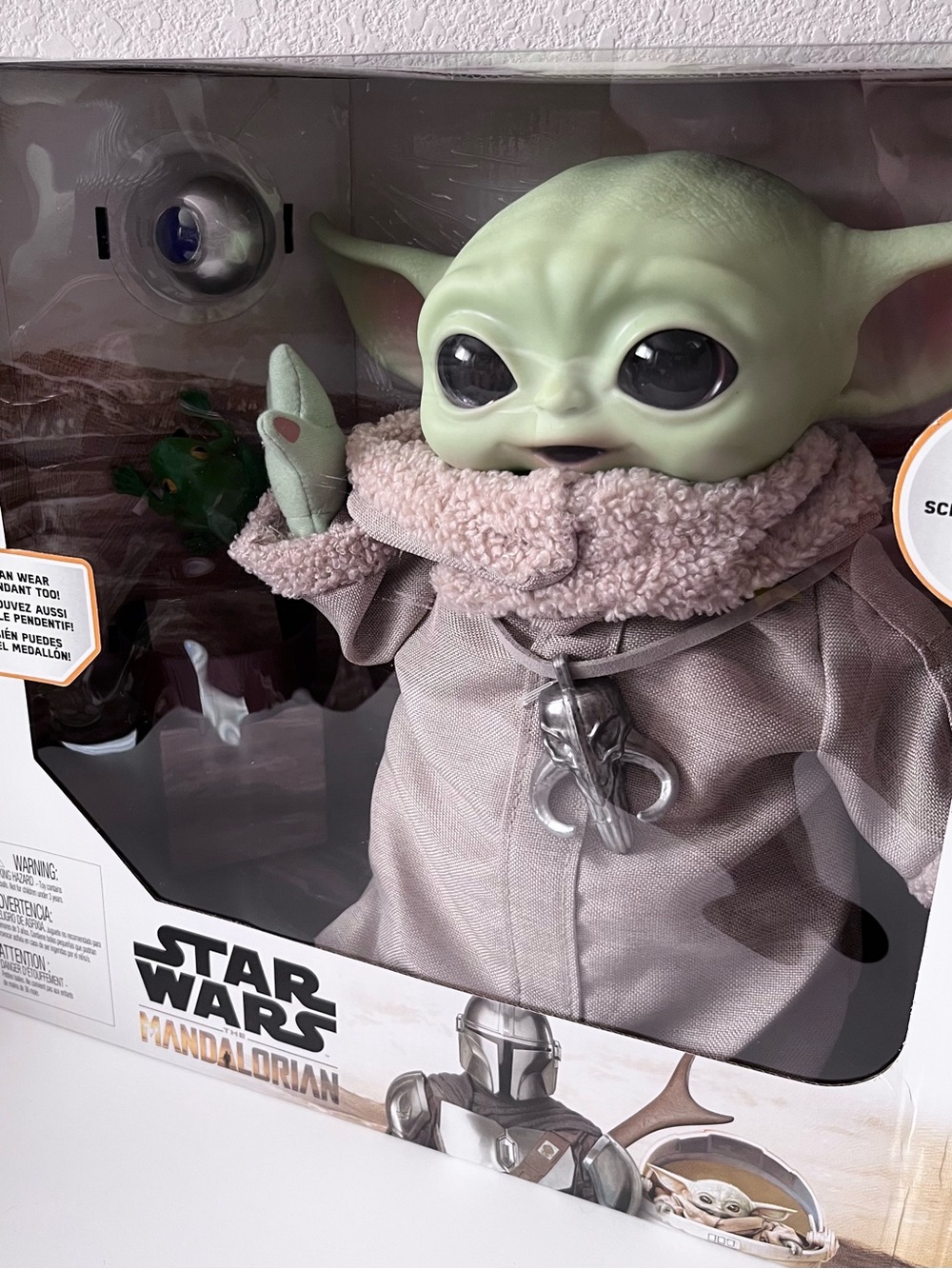Baby Yoda Grogu doll and accessories Mandalorian